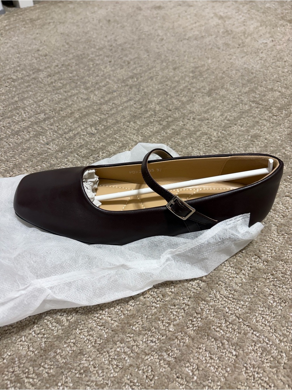 Classic Mary Jane Flats in Dark Brown - Women - Picture 2 of 8